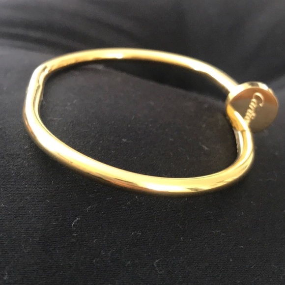 New nail inspired high quality titanium 18k gold - Picture 2 of 8